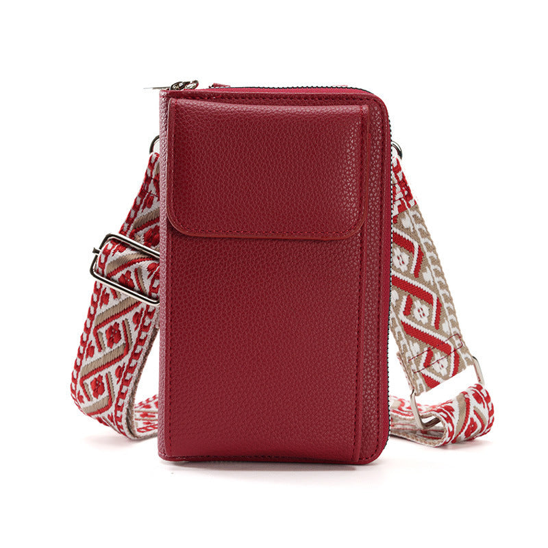 Women’s Messenger Bag One Shoulder Phone Bag - Chic One Shoulder Phone Bag for Coin Lovers