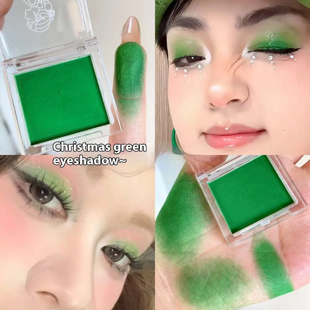 Monochrome Eyeshadow Palette Bright Yellow Red Blue Orange Mango Shades Universal