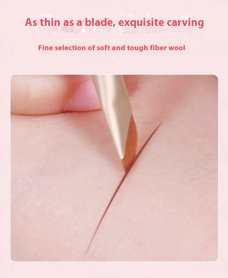 Sickle Eyeliner Brush Soft Eye Blooming Blush Makeup Tool