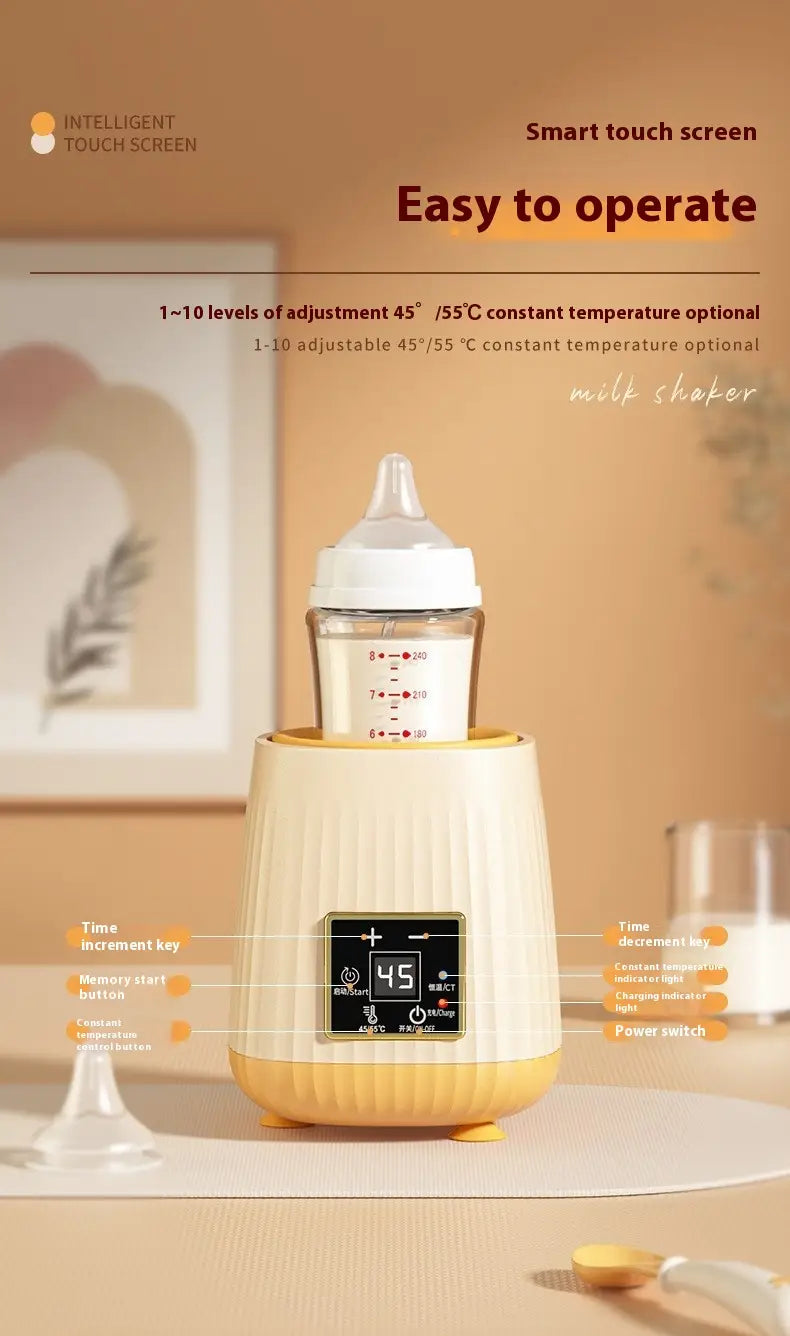 Baby Automatic Formula Milk Maker with USB Charging and Multiple Settings