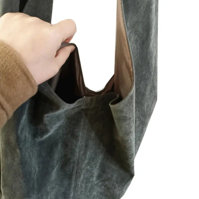 Artistic Retro Messenger Crossbody Bag in Flannelette Satinchel Styles