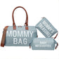 3-piece Portable Bag Set For Moms On Trips - Mom’s 3-Piece Bag Set with Fancy Ribbon Urine Pads