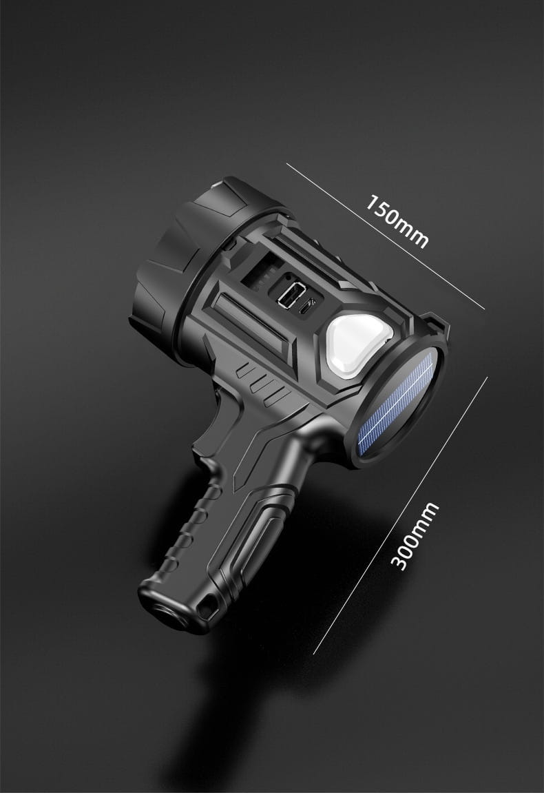 Handheld USB Rechargeable Flashlight for Outdoor Emergency and Camping