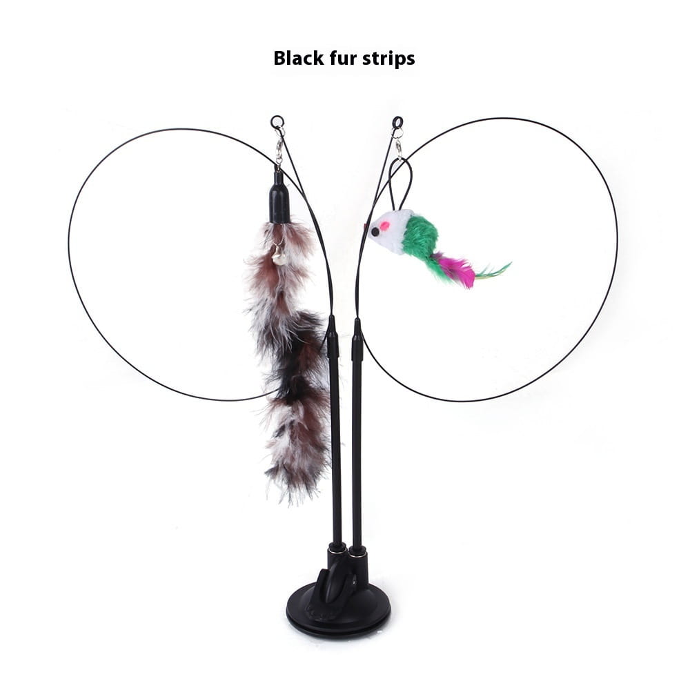 Liblikahall hiir ja roheliste loomade kujukesed