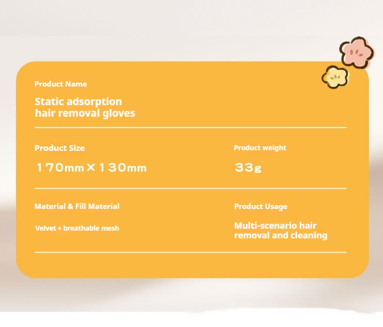 Baineadh Gruaige Peataí Scuab Glove Scuab Sorcóir Greamaitheach Dubh le haghaidh Grooming agus Glanadh