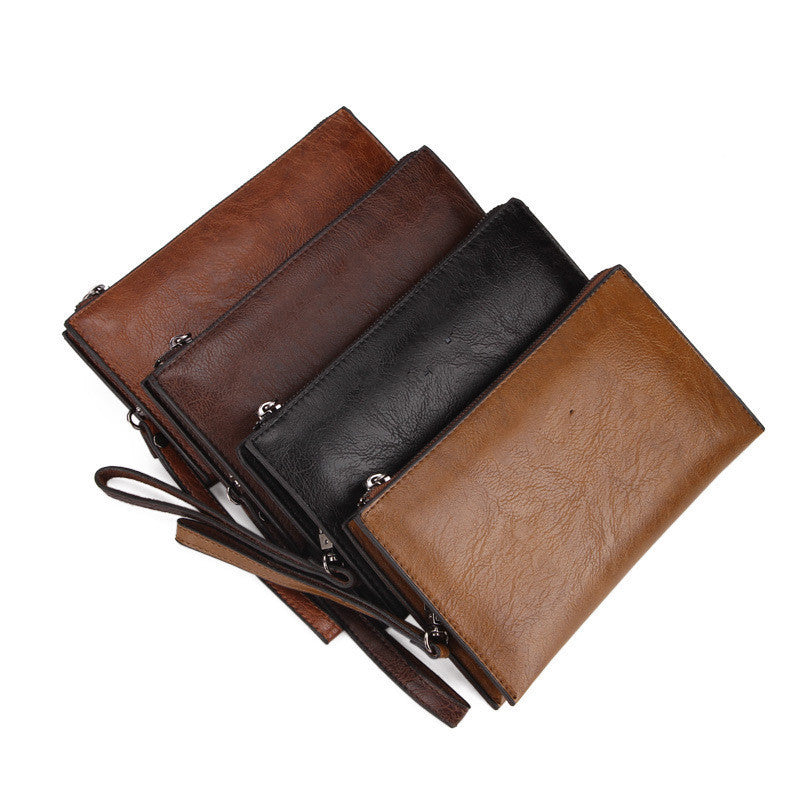 Men Handbag Coin Purse Wallet Mobile Phone Leather Bag - Wallets for Men Who Can’t Keep It Together