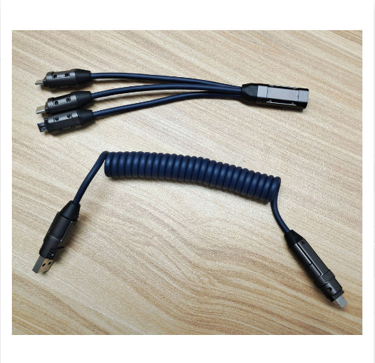 240W Spring Telescopic Fast Charge Data Cable - Need Speed Grab the 240W Spring Data Cable