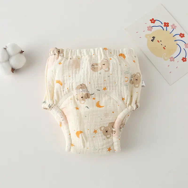 Bubble Training Pants with Gauze Diaper for Ring Urine Toddler