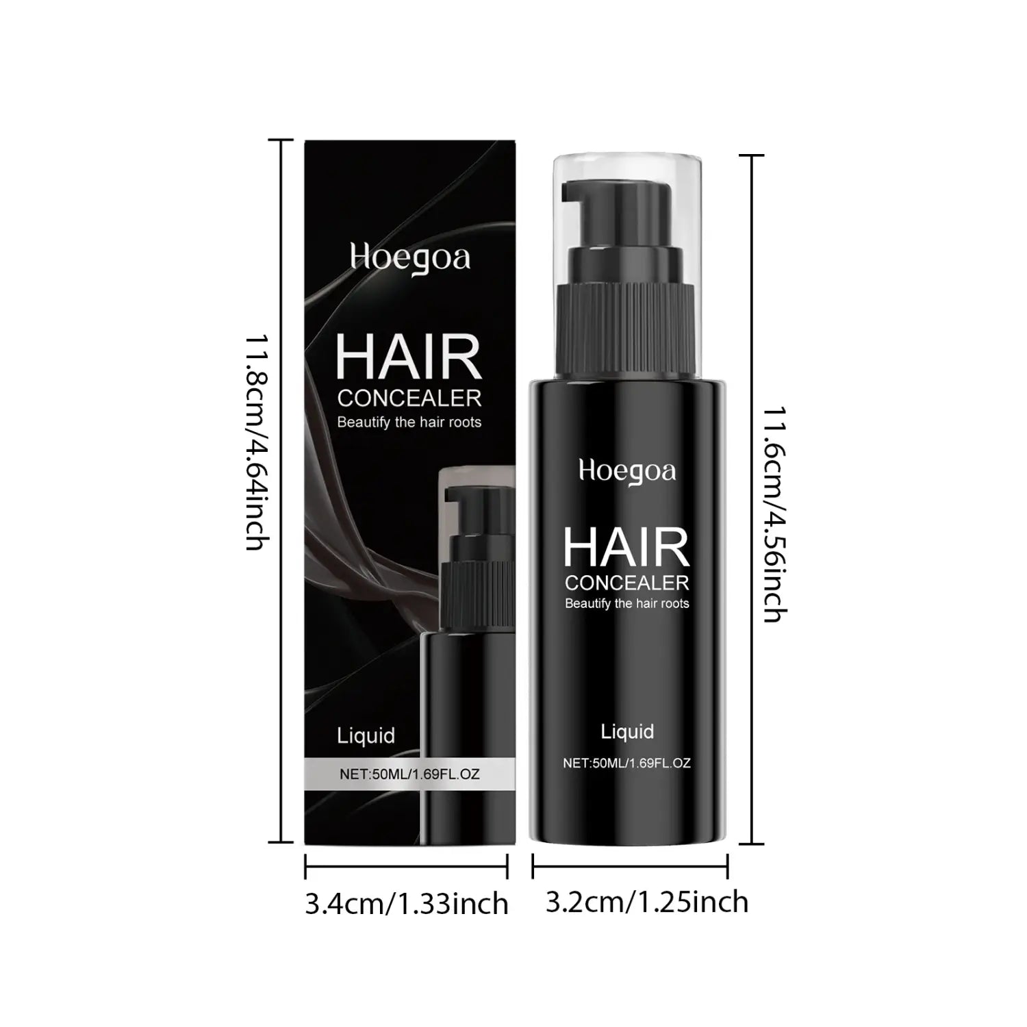 Concealer lichid pentru păr pentru subțierea cu acid hialuronic 50 ml