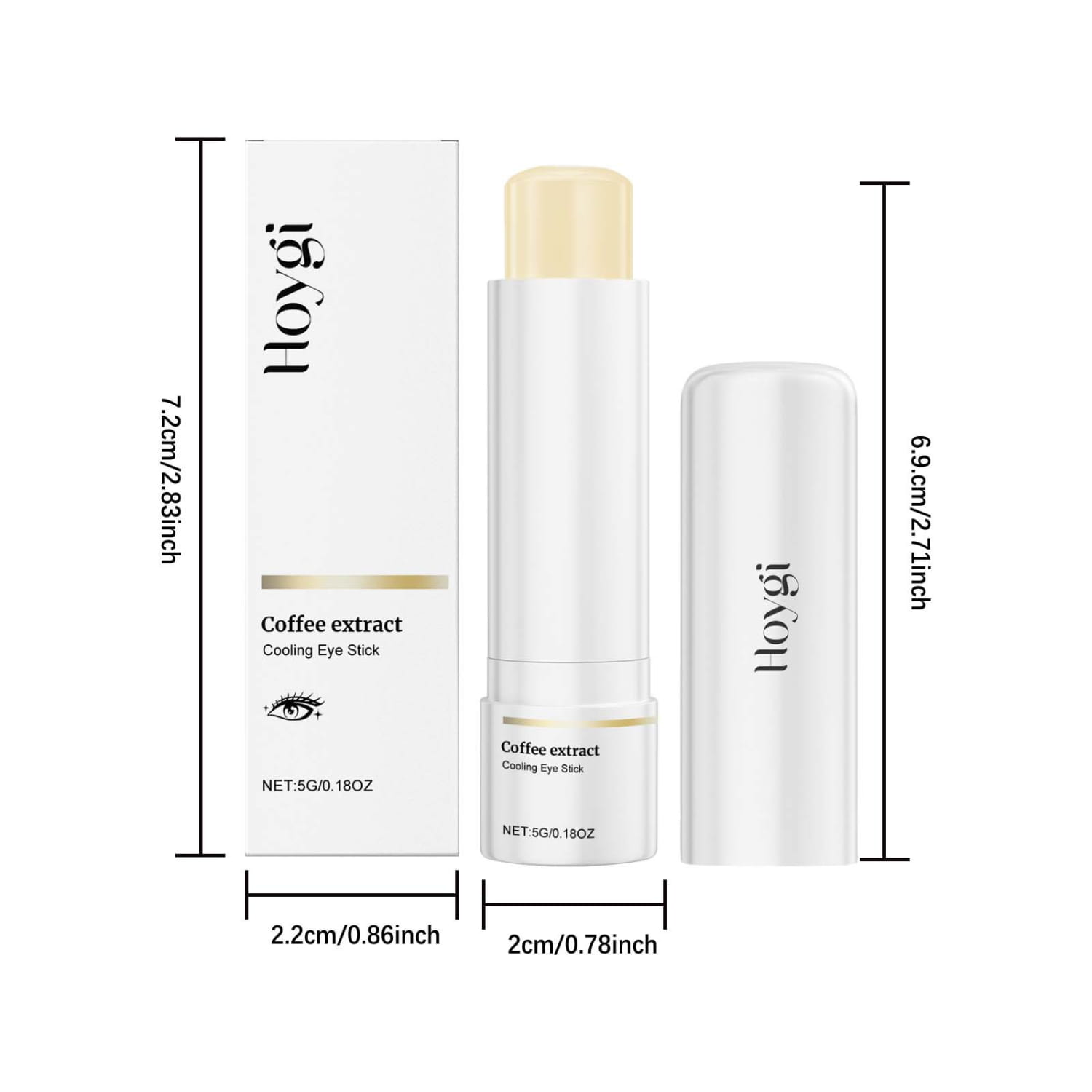 Eye Cream Stick for Firm Skin Light and Reducing Lines