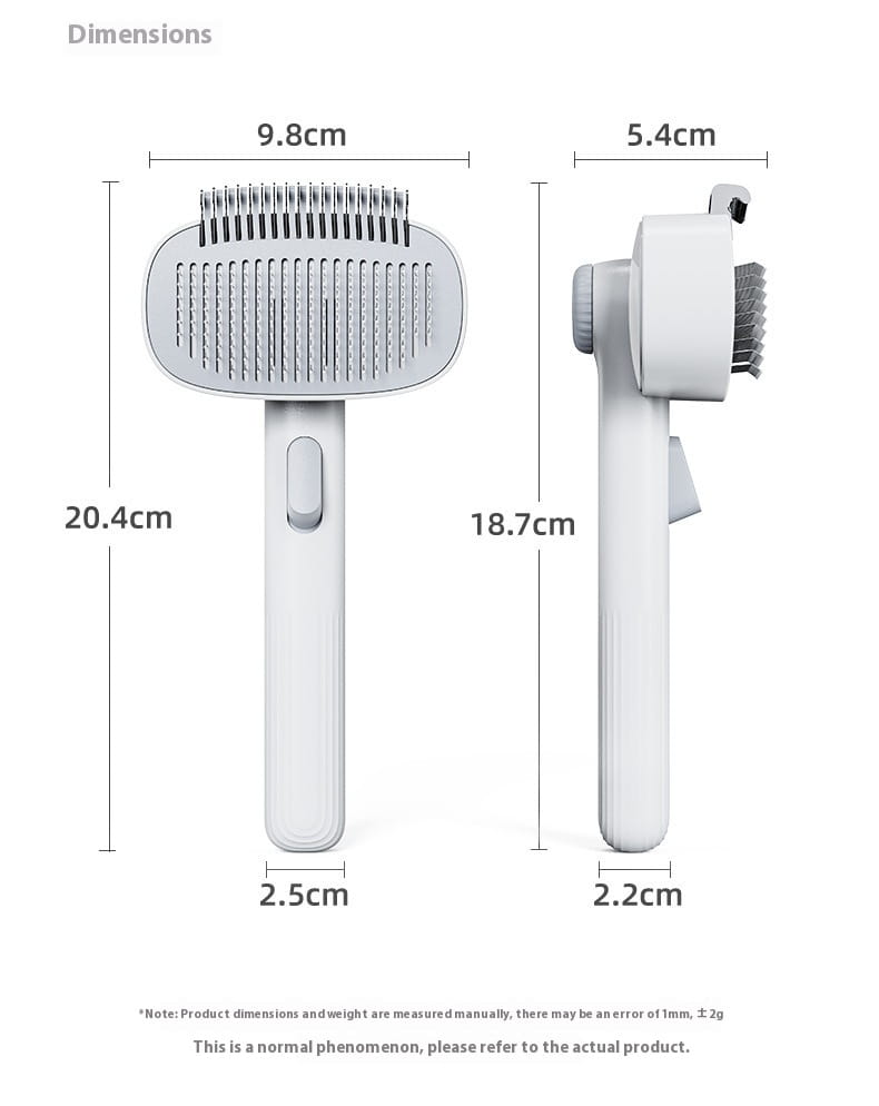 Lemmikloomakamm kassidele ja koertele valge detngling peibutamise tööriist