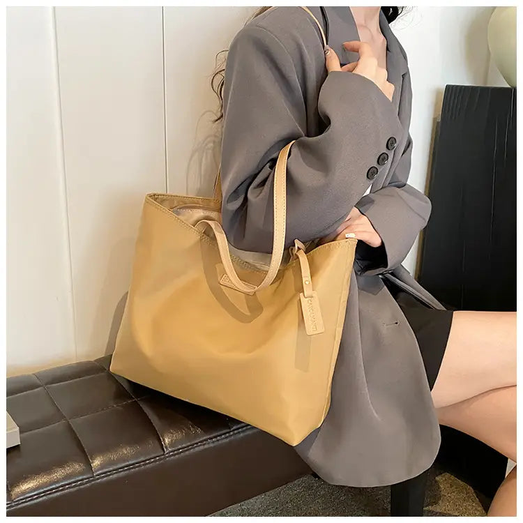 Sac à bandoulière de voyage en tissu Oxford avec poches à fermeture éclair et support de téléphone portable