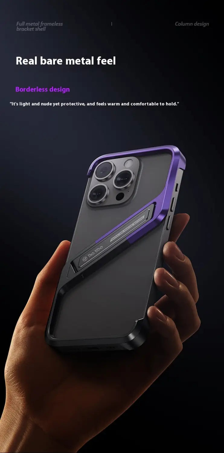 Applicable Pivot Half Pack Aluminum Alloy Phone Shockproof Bracket for Apple