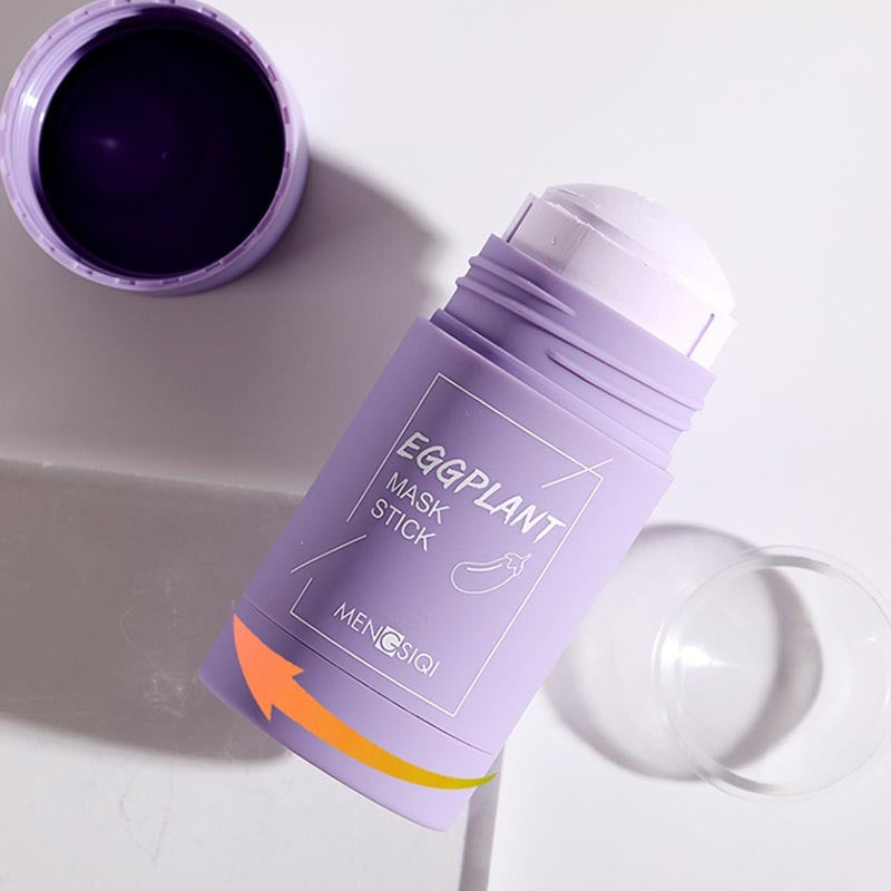 Eggplant Green Tea Deep Cleansing Brush with Rotating Head - Mask for Fun eggplant green tea deep cleansing