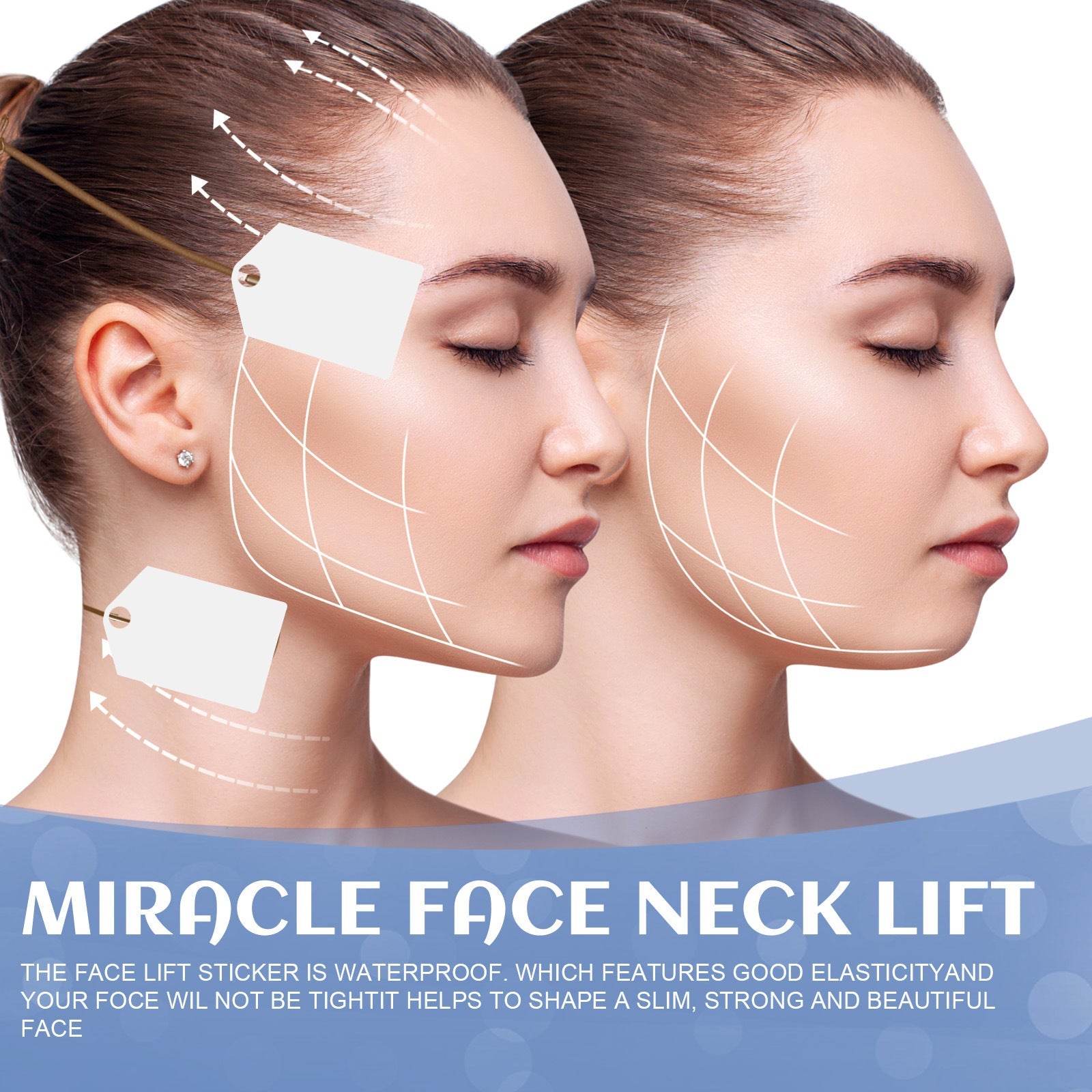 Face Lift Face With V Shaped Plastic Sticker - V Shaped Sticker: Instant Face Lift in the United States