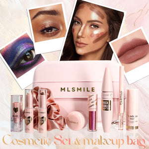 Face Makeup Cosmetic Bag with Suit and Shelf for Organized Storage - Teleplus face makeup cosmetic bag big