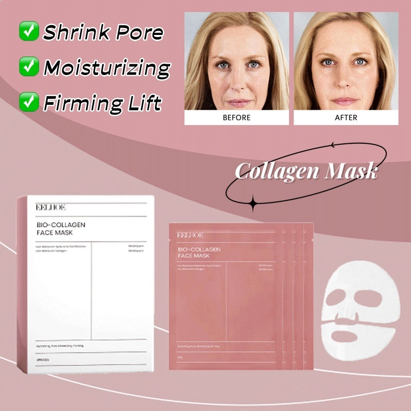 Brightening firming collagen face mask for skin lift and pore shrink - Face Mask Shrink Pore Firming Fun brightening