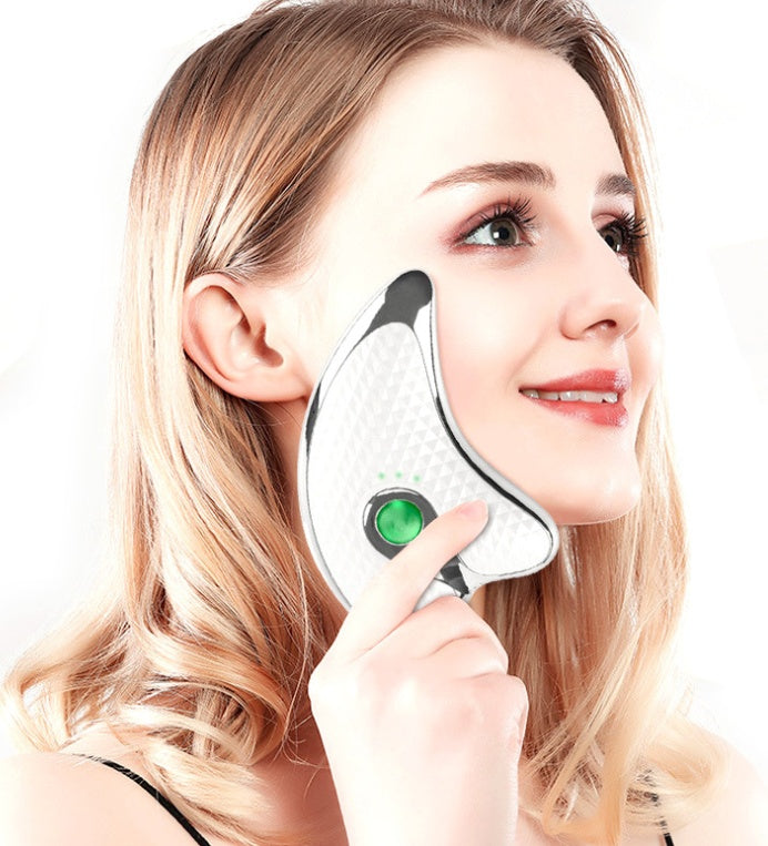 Face Neck Guasha Massager - Gua Sha Magic: Lift and Glow with Light Mode Fun