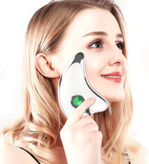 Face Neck Guasha Massager - Gua Sha Magic: Lift and Glow with Light Mode Fun