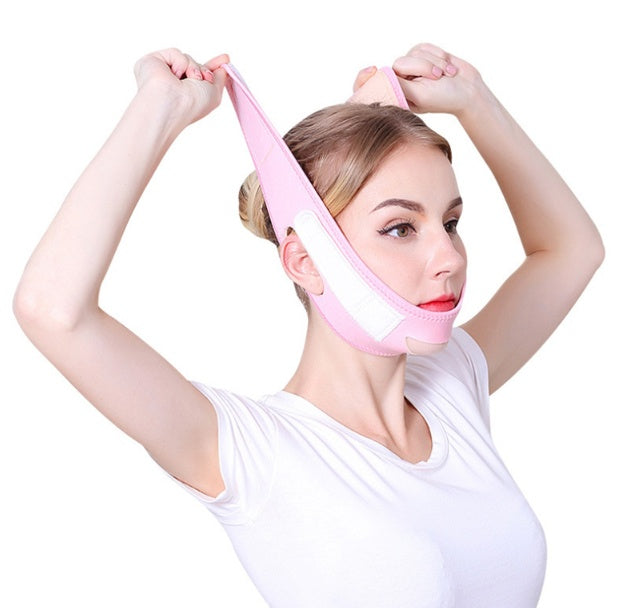 Face Slim V-Line Lift Up Mask Cheek Chin Neck Slimming Thin Belt Strap Beauty Delicate Facial Thin Face Mask Slimming