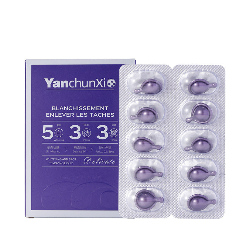 Facial Essence for Replenishment Fade Spots with Nicotinamide and Capsules - Teleplus capsule replenishment fade spots