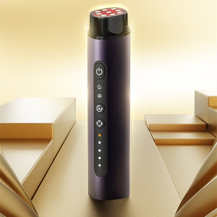 Facial and Eye Massage Device with Red Light for Skin Cleaning Firming - Rejuvenate Magic facial eye massage cleaning