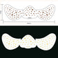 Facial Freckles Stickers Gilding Dots Tattoo Sticker for Craft and Decoration - a Flawless Freckle Look facial freckles