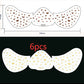 Facial Freckles Stickers Gilding Dots Tattoo Sticker for Craft and Decoration - a Flawless Freckle Look facial freckles