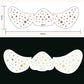 Facial Freckles Stickers Gilding Dots Tattoo Sticker for Craft and Decoration - a Flawless Freckle Look facial freckles