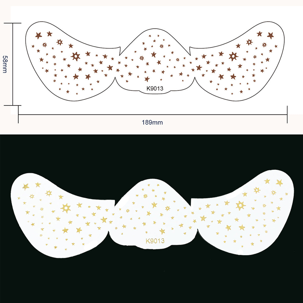 Facial Freckles Stickers Gilding Dots Tattoo Sticker for Craft and Decoration - a Flawless Freckle Look facial freckles