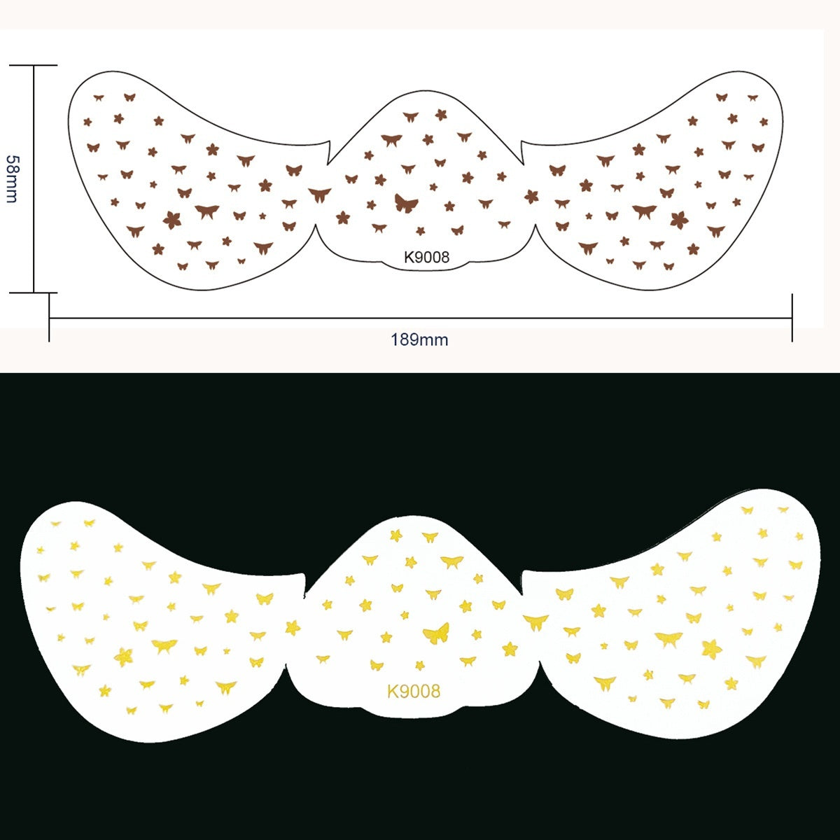 Facial Freckles Stickers Gilding Dots Tattoo Sticker for Craft and Decoration - a Flawless Freckle Look facial freckles