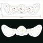 Facial Freckles Stickers Gilding Dots Tattoo Sticker for Craft and Decoration - a Flawless Freckle Look facial freckles