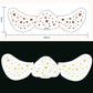Facial Freckles Stickers Gilding Dots Tattoo Sticker for Craft and Decoration - a Flawless Freckle Look facial freckles