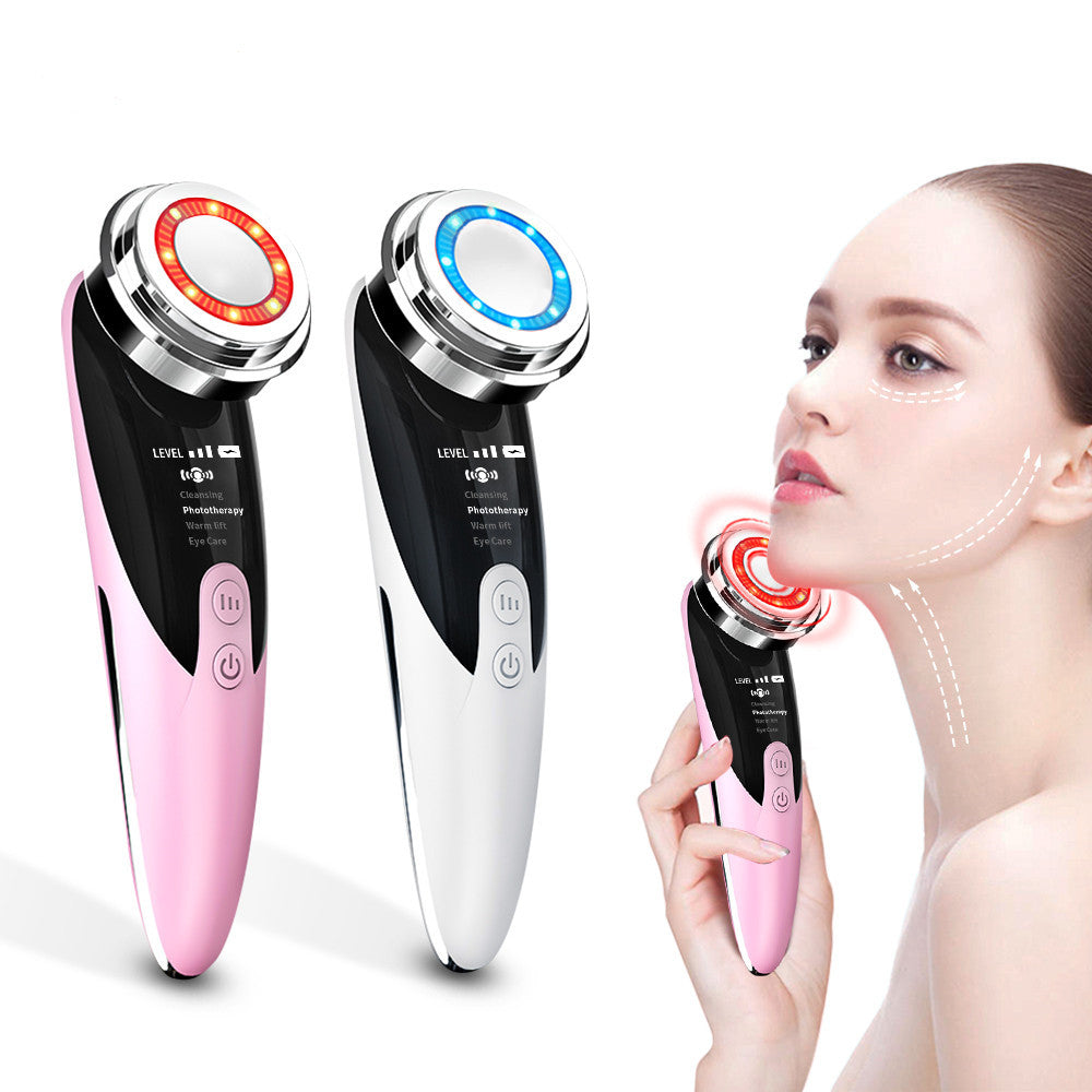 Facial Lift Massage Red Micro Current Electric Skin Rejuvenation Cleansing - Lift Your Face with Priority Delivery Magic