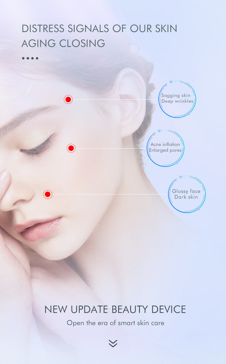 Photon IPL Device for Facial Lifting Ultrasonic Light Therapy - with a All Ages photon ipl device facial lifting