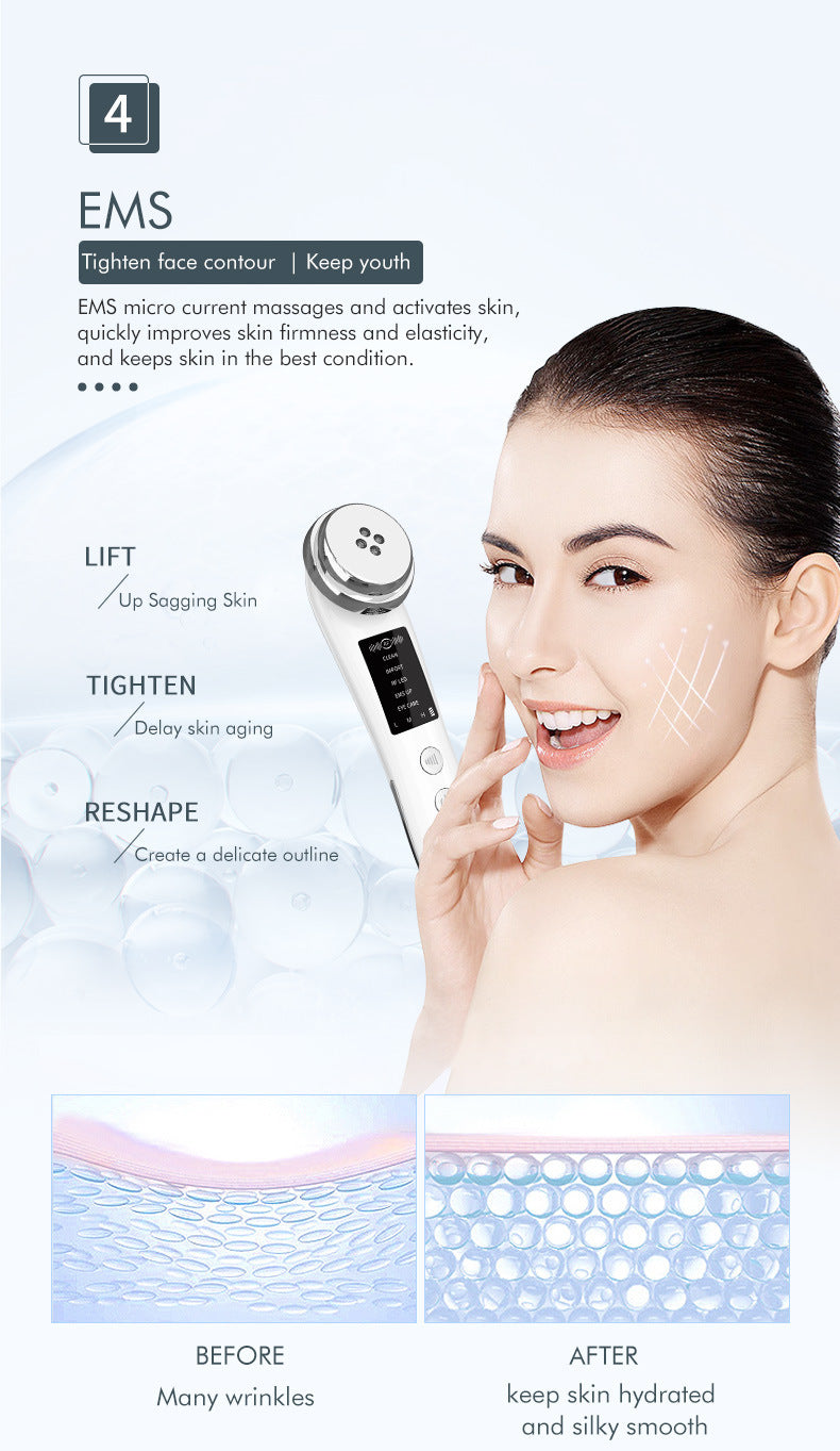 Photon IPL Device for Facial Lifting Ultrasonic Light Therapy - with a All Ages photon ipl device facial lifting