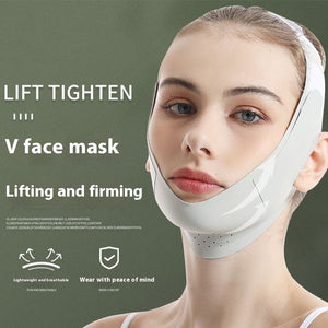 Green and Purple Double Chin Bandage for Facial Lifting Slimming - Lift Your Spirits with the Mask bandage double chin