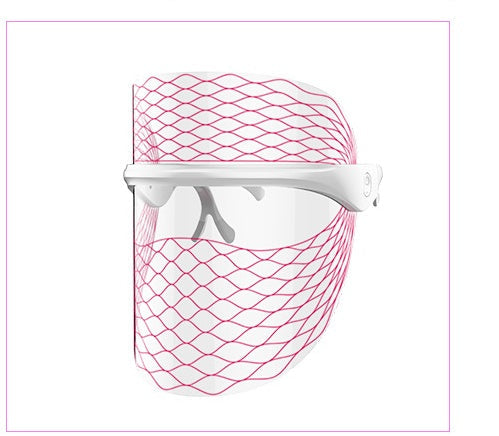 Photon Skin Rejuvenation Device with Facial Mask Pattern for - Glow Up Magic facial mask pattern photon skin