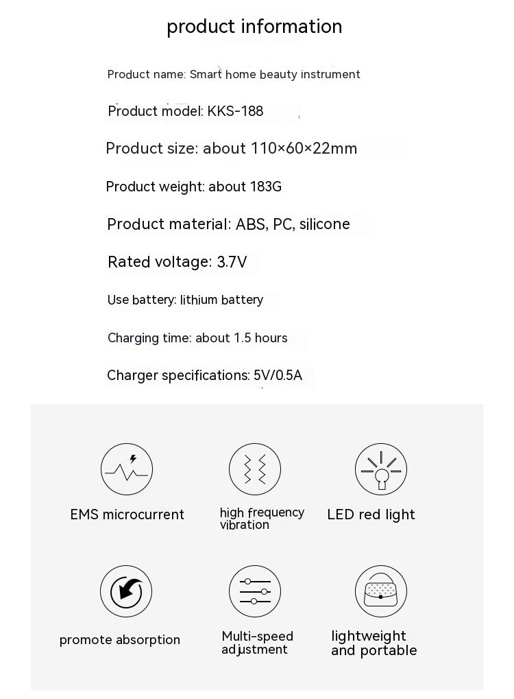 Facial Massage Essential EMS Micro Current Scraping Board for Home - Oil Stick Cozy Ems Fun facial massage essential