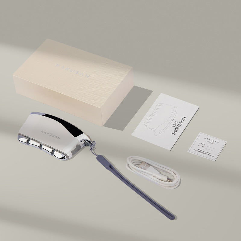 Facial Massage Essential EMS Micro Current Scraping Board for Home - Oil Stick Cozy Ems Fun facial massage essential