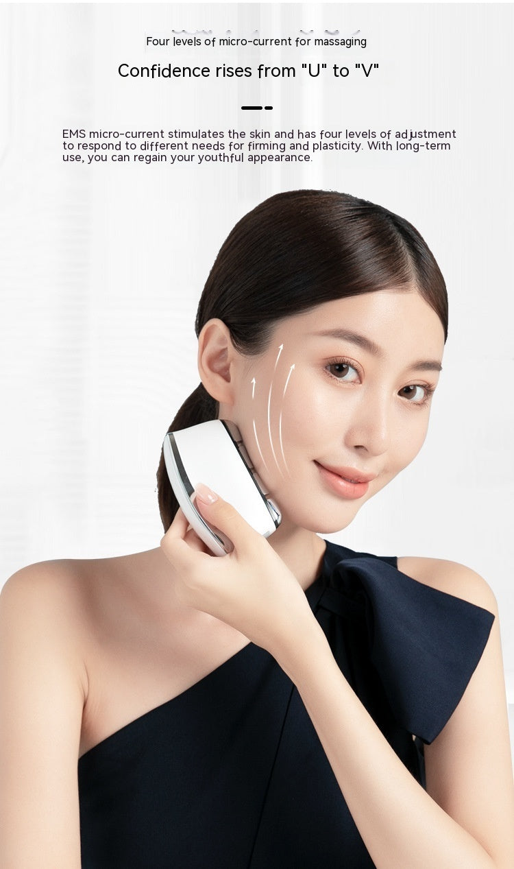 Facial Massage Essential EMS Micro Current Scraping Board for Home - Oil Stick Cozy Ems Fun facial massage essential