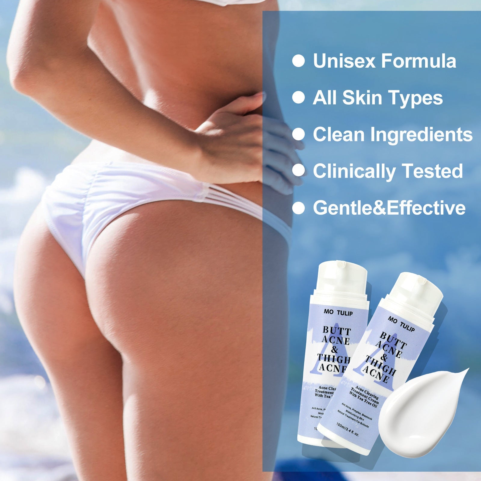 Moisturizing Tea Tree Oil Cream for Acne Scars and Skin Care - Fade Lift Your Butt with Humor fade acne scars butt