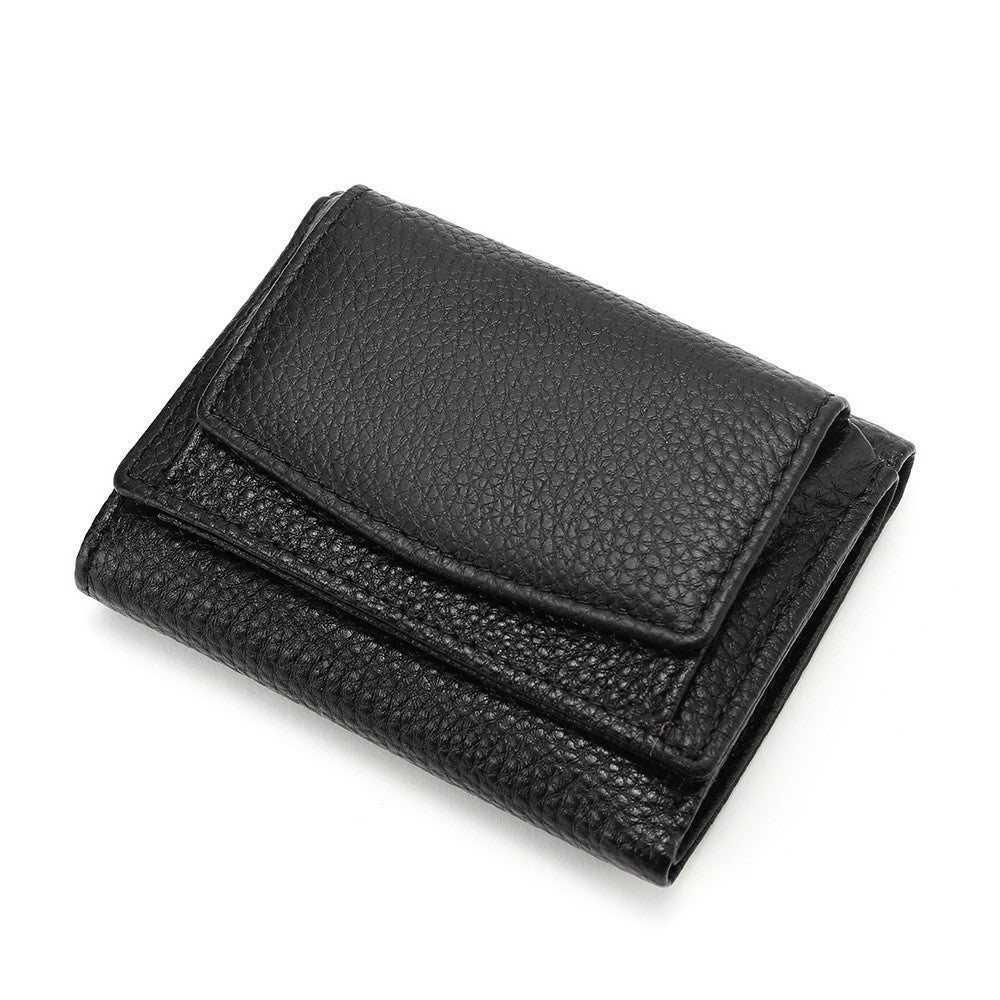 Minimalist And Creative Multi Card Mini Leather Wallet - Wallets So Chic It Should Be Wearing Light Purple