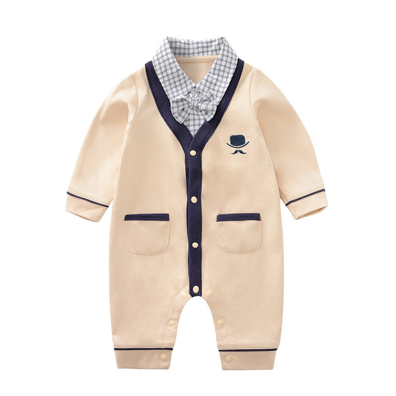 Fake Two Outer Clothing Newborn Clothing Crawl - Crawl in Style with Fake Two Outer Clothing for Infants