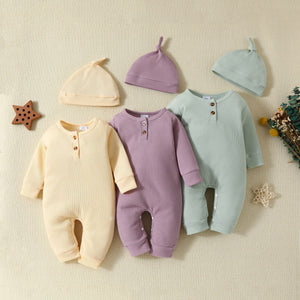 Fall 2023 European And American Baby And Infants Romper One-piece - Tiny Trendsetters Unite in Cozy Romper Fun