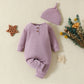 Fall 2023 European And American Baby And Infants Romper One-piece - Tiny Trendsetters Unite in Cozy Romper Fun