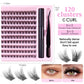 False Eyelash Set With Single Cluster Natural Large Capacity - false eyelash set single cluster natural large