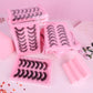 False Eyelashes Set with Thick Lengths for Messy or Fried Hair Looks - Teleplus american fried hair messy false