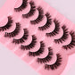 False Eyelashes Set with Thick Lengths for Messy or Fried Hair Looks - Teleplus american fried hair messy false