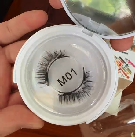 False Eyelashes Upgraded with Magnetic Suction Technology for Easy Application - Teleplus Use magnetic suction false